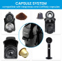 Pronti 3-in-1 Black Breakfast Set Kettle, 4-Slice Toaster and Pronti HomeMaid Coffee Machine Appliance Combo thumbnail 10