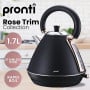 Pronti 3-in-1 Black Breakfast Set Kettle, 4-Slice Toaster and Pronti HomeMaid Coffee Machine Appliance Combo thumbnail 2
