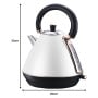 Pronti 3-in-1 White Breakfast Set Kettle, 4-Slice Toaster and Pronti HomeMaid Coffee Machine Appliance Combo thumbnail 5
