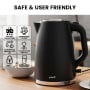 Pronti Silver Noir Collection 1.7L Electric Kettle thumbnail 8