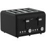 Pronti Silver Noir Collection 4 Slice Toaster and Kettle Bundle thumbnail 3