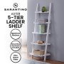 Sarantino Aster 5-Tier Ladder Shelf - White thumbnail 11