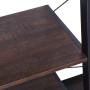 Sarantino Amelia 5-Tier Ladder Shelf in Walnut thumbnail 4