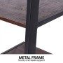Sarantino Amelia 5-Tier Ladder Shelf in Walnut thumbnail 8