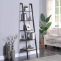 Sarantino Amelia 5-Tier Ladder Shelf in Walnut thumbnail 7