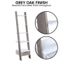 Sarantino Mira 5-Tier Ladder Shelf - White and Grey Oak thumbnail 8