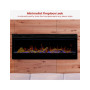 Dimplex 50-inch Linear Fireplace Driftwood and River Rock Accessory Package thumbnail 4