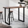 High Bar Table Industrial Pub Table Solid Wood Kitchen Cafe Office thumbnail 7