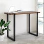 High Bar Table Industrial Pub Table Solid Wood Kitchen Cafe Office thumbnail 8