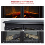 Dimplex Leckford Optiflame Electric Fire Stove - 2kW thumbnail 6