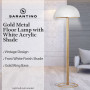 Metal Floor Lamp with White Acrylic Shade by Sarantino thumbnail 11