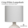 Sarantino Ceramic Table Lamp in Cream thumbnail 6
