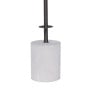 Sarantino Concrete & Metal Table Lamp with Off-White Linen Shade thumbnail 10