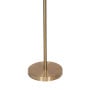 Sarantino Brushed Gold Height-Adjustable Metal Floor Lamp thumbnail 4