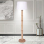 Sarantino Rattan Floor Lamp With Off-White Linen Shade thumbnail 9