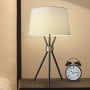 Sarantino Metal Tripod Table Lamp with Antique Brass Accent thumbnail 2