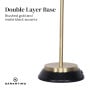 Sarantino Black/Brass Table Lamp thumbnail 2