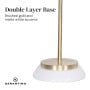 Sarantino White/Brass Table Lamp thumbnail 2