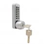 Push Button Digital Mechanical Combination Security Door Lock Chrome thumbnail 1