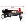 Yukon 7 Tonne 2000W Electric Hydraulic Log Splitter Wood Cutter w/ Side Protectors thumbnail 2