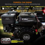 Ducar 32T Petrol Log Splitter with 212cc OHV Engine 8.5s Cycle Time thumbnail 8