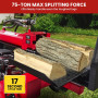 Yukon 75 Tonne Hydraulic Petrol 420cc Log Splitter Electric Key Start Vertical and Horizontal thumbnail 8