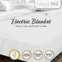Laura Hill Heated Electric Blanket Queen Fitted Polyester - White thumbnail 2