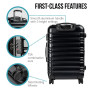 Olympus Noctis Suitcase 20in Hard Shell ABS+PC - Stygian Black thumbnail 12
