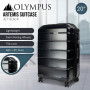 Olympus Artemis 20in Hard Shell Suitcase ABS+PC  Jet Black thumbnail 9