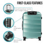 Olympus Artemis 24in Hard Shell Suitcase ABS+PC  Electric Teal thumbnail 4