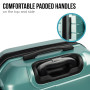 Olympus Artemis 24in Hard Shell Suitcase ABS+PC  Electric Teal thumbnail 7