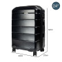 Olympus 3PC Artemis Luggage Set Hard Shell Suitcase ABS+PC  Jet Black thumbnail 4