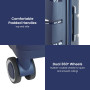 Olympus 3PC Eos Luggage Set Hard Shell Suitcase ABS+PC - Blue thumbnail 11