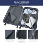 Olympus 3PC Eos Luggage Set Hard Shell Suitcase ABS+PC - Blue thumbnail 9