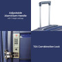 Olympus 3PC Eos Luggage Set Hard Shell Suitcase ABS+PC - Blue thumbnail 10