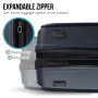 Olympus Astra 20in Lightweight Hard Shell Suitcase - Aegean Blue thumbnail 8