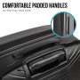 Olympus  Astra 24in Lightweight Hard Shell Suitcase - Obsidian Black thumbnail 8