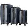 Olympus 3PC Astra Luggage Set Hard Shell Suitcase - Aegean Blue thumbnail 1
