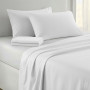 750 Thread Count Cotton Rich Queen Bed Sheet Set 4 Piece Gift Pack - White thumbnail 7