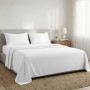 750 Thread Count Cotton Rich Queen Bed Sheet Set 4 Piece Gift Pack - White thumbnail 8