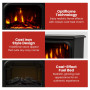 Dimplex 1.2kW MicroStove Optiflame Portable Electric Fire Stove thumbnail 5