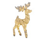 120cm Snowy Christmas Reindeer with Lights thumbnail 1