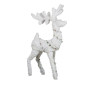 120cm Snowy Christmas Reindeer with Lights thumbnail 2