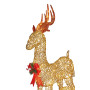 Set of 3 Outdoor Christmas Display Reindeer with Lights thumbnail 3