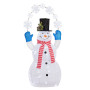 120cm Outdoor Snowman with Lights thumbnail 1
