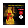 Christabelle 120cm Gold Outdoor Christmas Snowman with Lights thumbnail 8