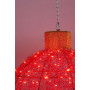 Christmas Display Bauble with Red Lights- Indoor/Outdoor - 50cm thumbnail 3