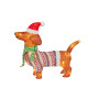 Christmas Dachshund Display with Lights - Indoor/Outdoor 57cm thumbnail 2