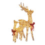 2 Piece Christmas Reindeer Set with Lights Indoor/Outdoor 65cm & 130cm thumbnail 3