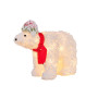 Christmas Polar Bear with Lights & Snowy Finish - 43cm thumbnail 1